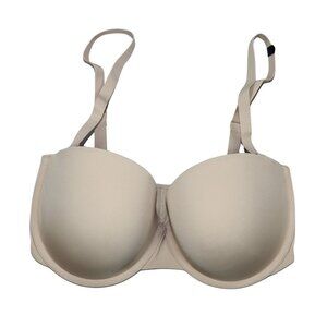 DKNY Smooth Essentials Strapless Lift Solid Color Women's Bra 34DD NWT Cashmere